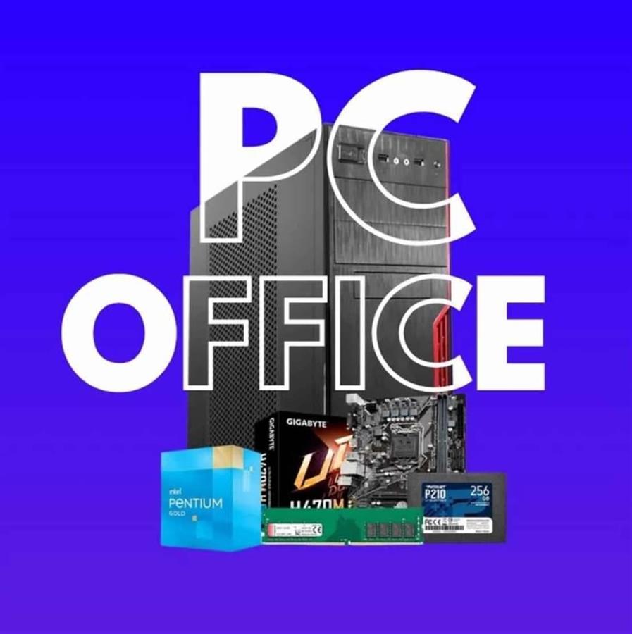 CPU Oficina Ryzen 3 A520 8GB SSD 240GB Gabinete Kit