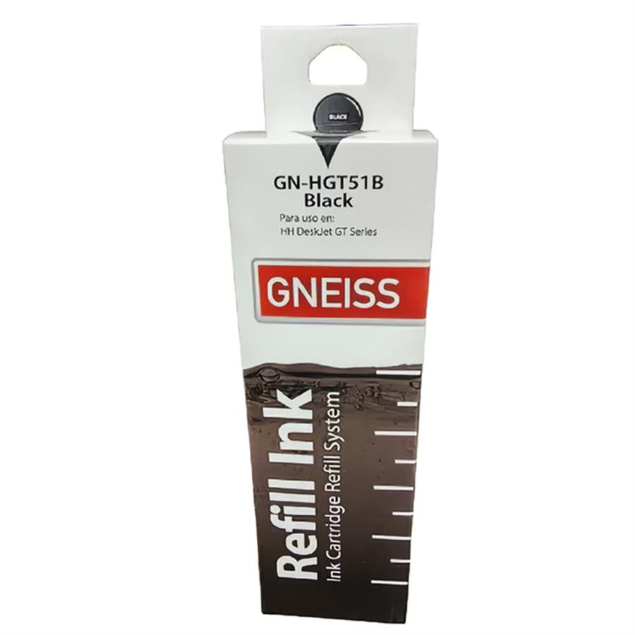 Tinta GT51 GT52 GT53 Alternativa para HP Negro Botella 90ml