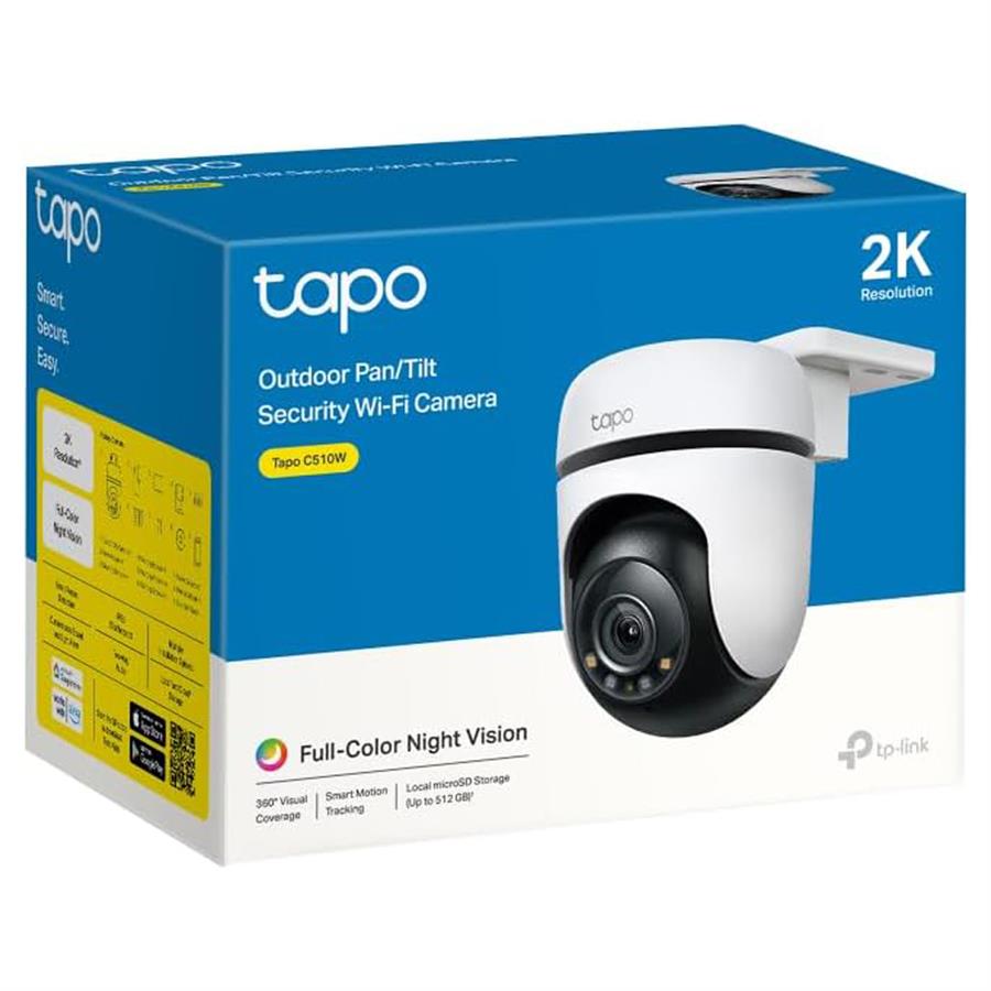 Cámara Seguridad Wifi tp-link Tapo C510W 360°