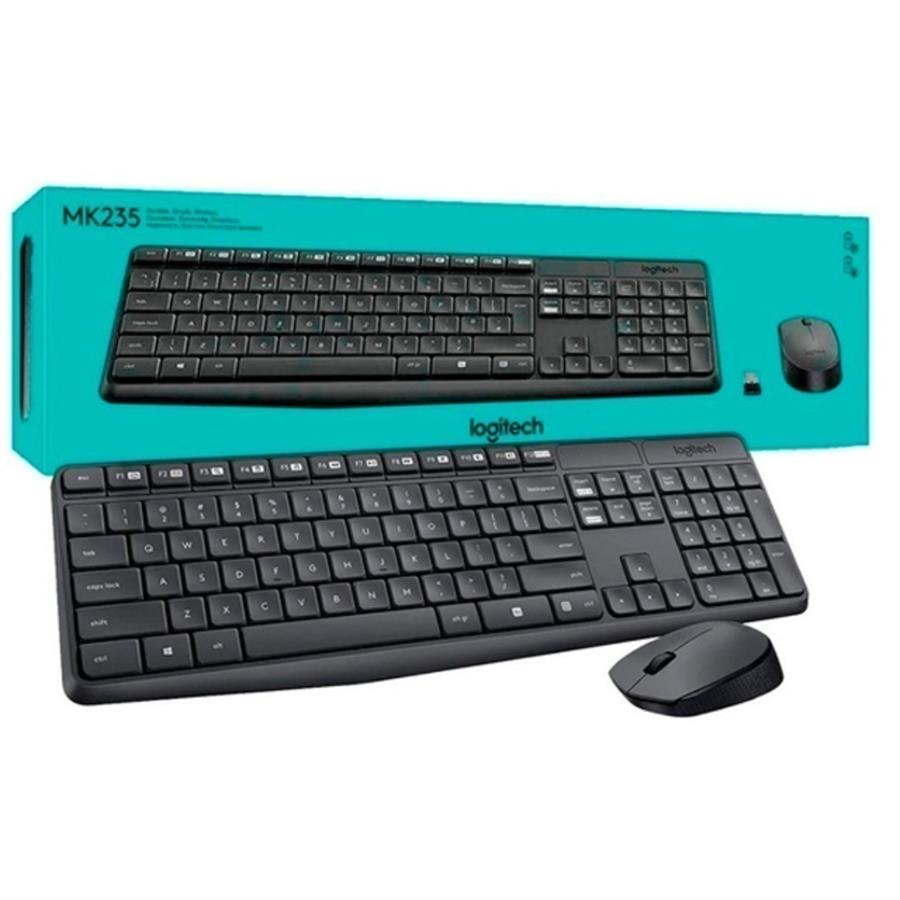 Teclado + Mouse Inalámbrico Logitech MK235